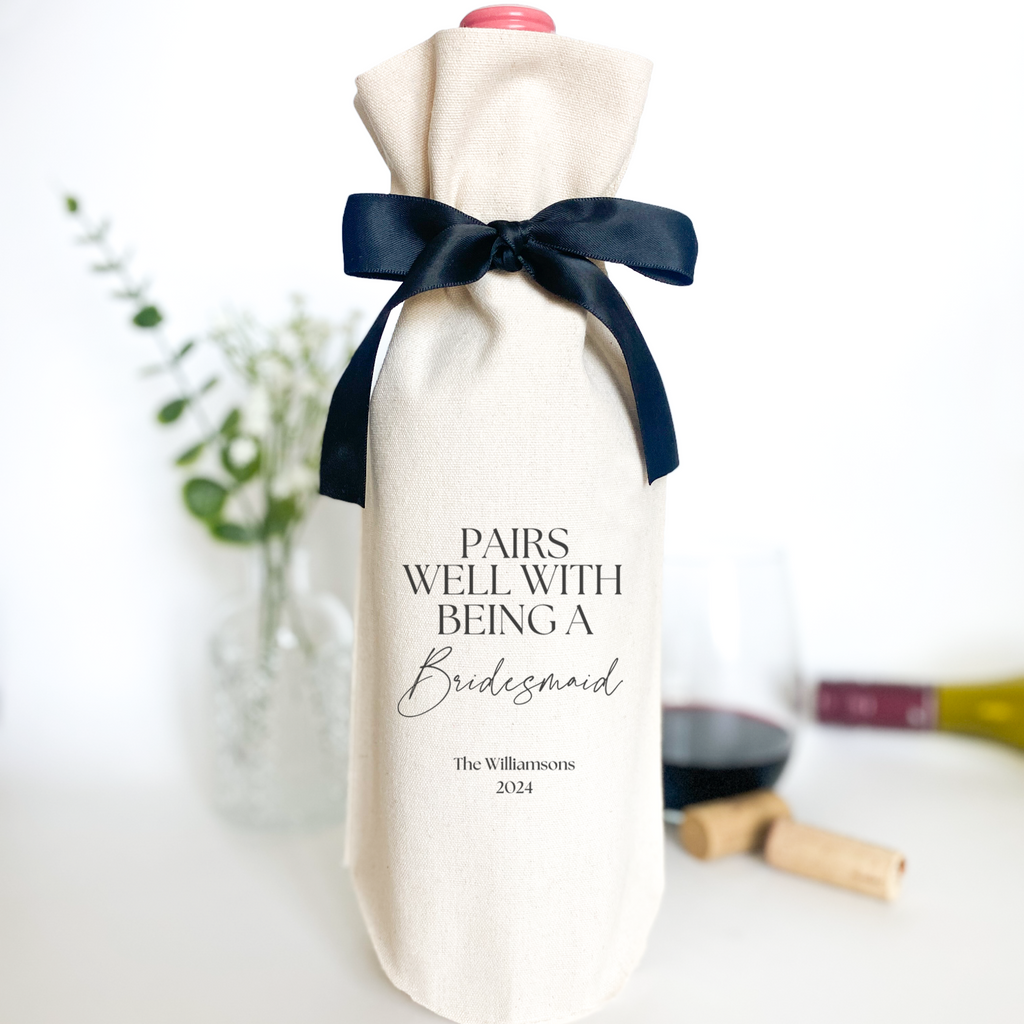 Bridesmaid Proposal Wine Bag Gift