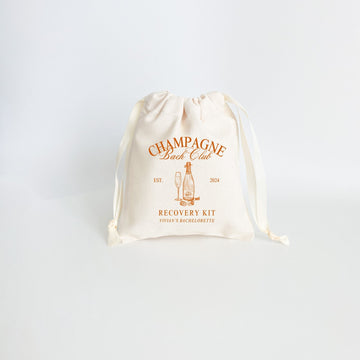 Champagne Bachelorette Themed Party Favor Bags