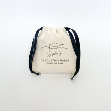 Personalized graduation party favor bags