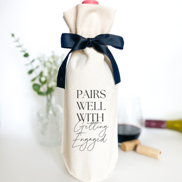 Engagement Wine Gift Bag